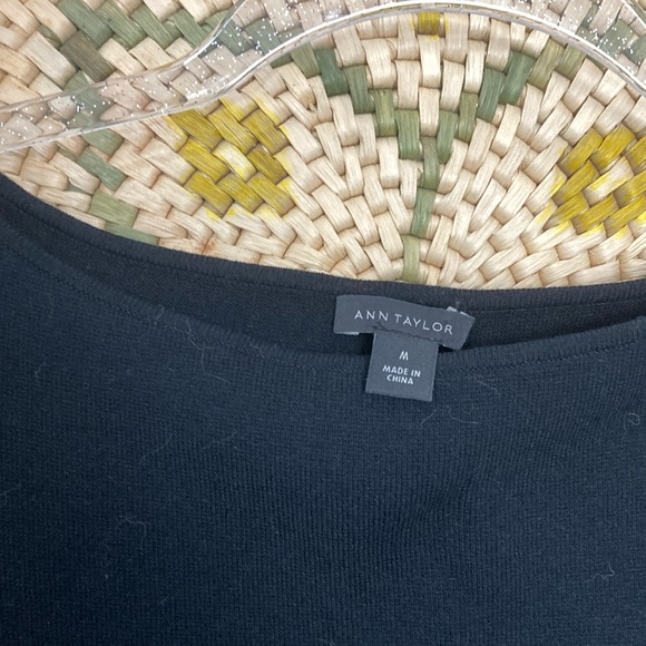 Ann Taylor Size: M Black Knit Dress. - Picture 6 of 8